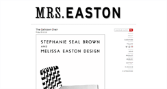 Desktop Screenshot of melissaeastondesign.com