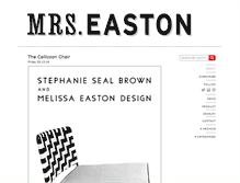 Tablet Screenshot of melissaeastondesign.com